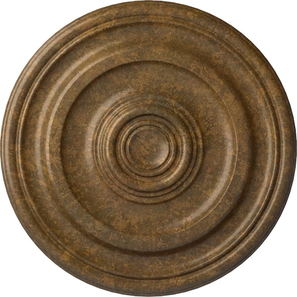 Ekena Millwork Kepler Traditional Ceiling Medallion (For Canopies up to 2 5/8"), 11 7/8"OD x 1 1/4"P, Rubbed Bronze CM12KPRZS - main